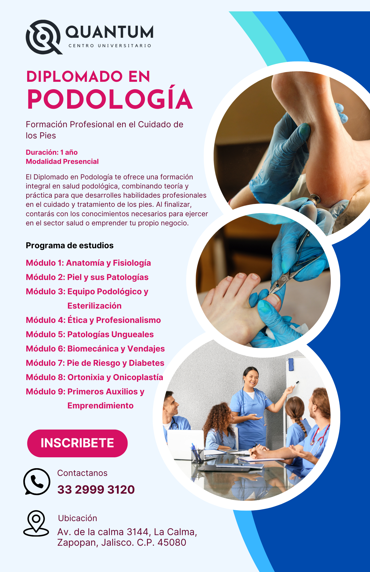 Diplomado en Podología